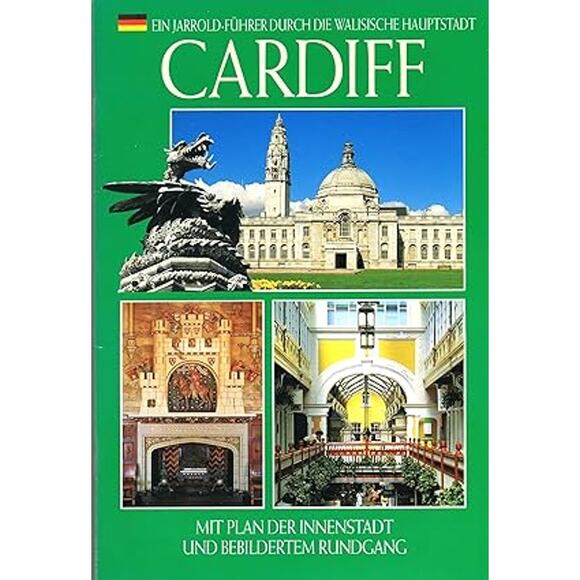 Vintage 1995 Welsh Capital Cardiff City Guide Paperback by Roger Thomas Author - Picture 1 of 1